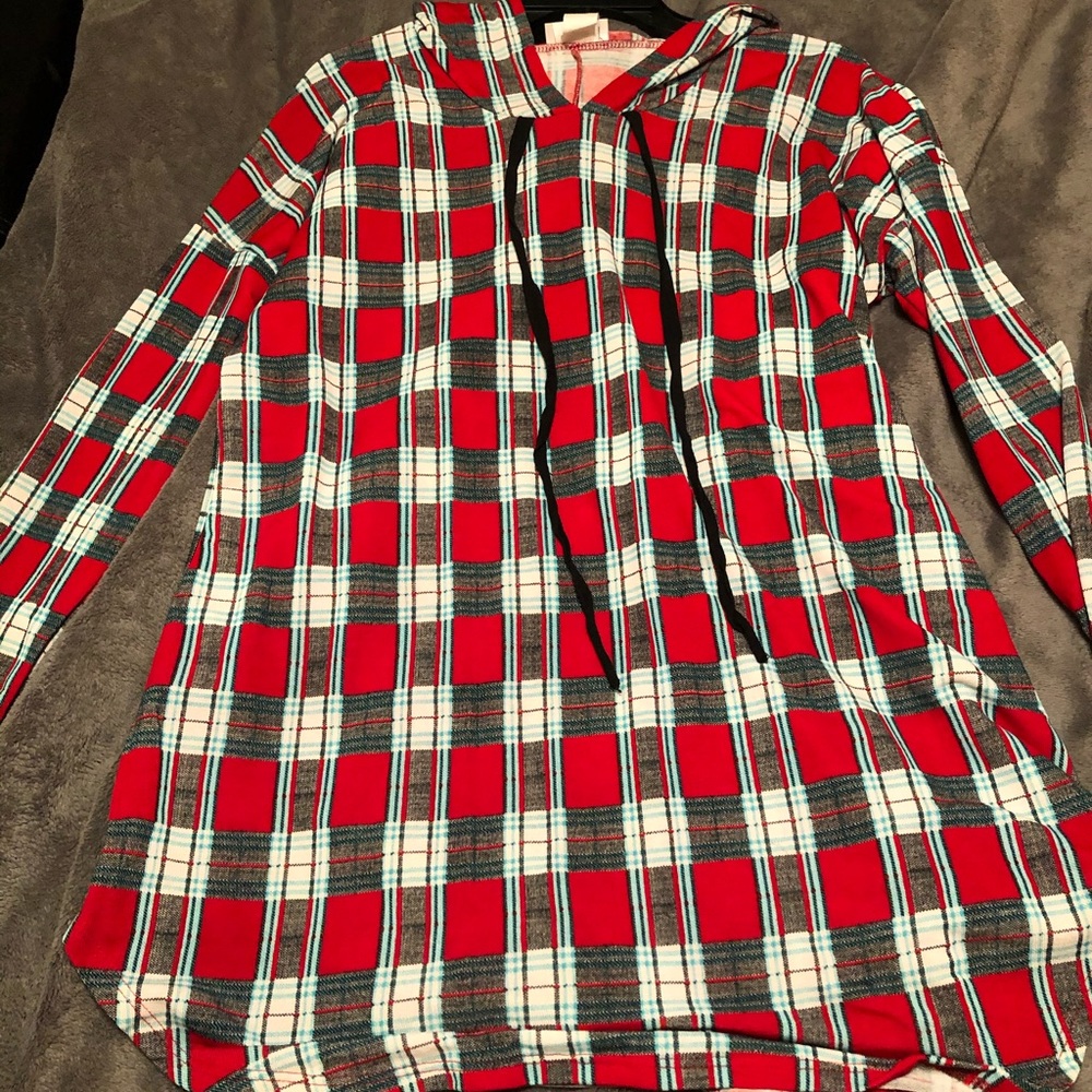 Plaid Pullover